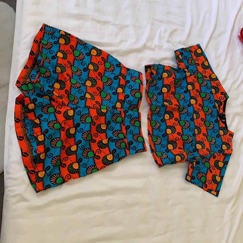 Grass-Fields 2PC Ankara Print Set